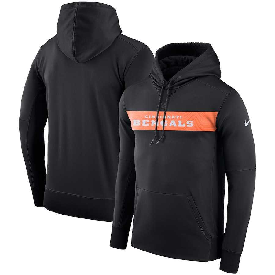 Men's Cincinnati Bengals Nike Sideline Team Performance Pullover Hoodie Black,We sell and wholesale Men's Cincinnati Bengals Nike Sideline Team Performance Pullover Hoodie Black on line form chian!